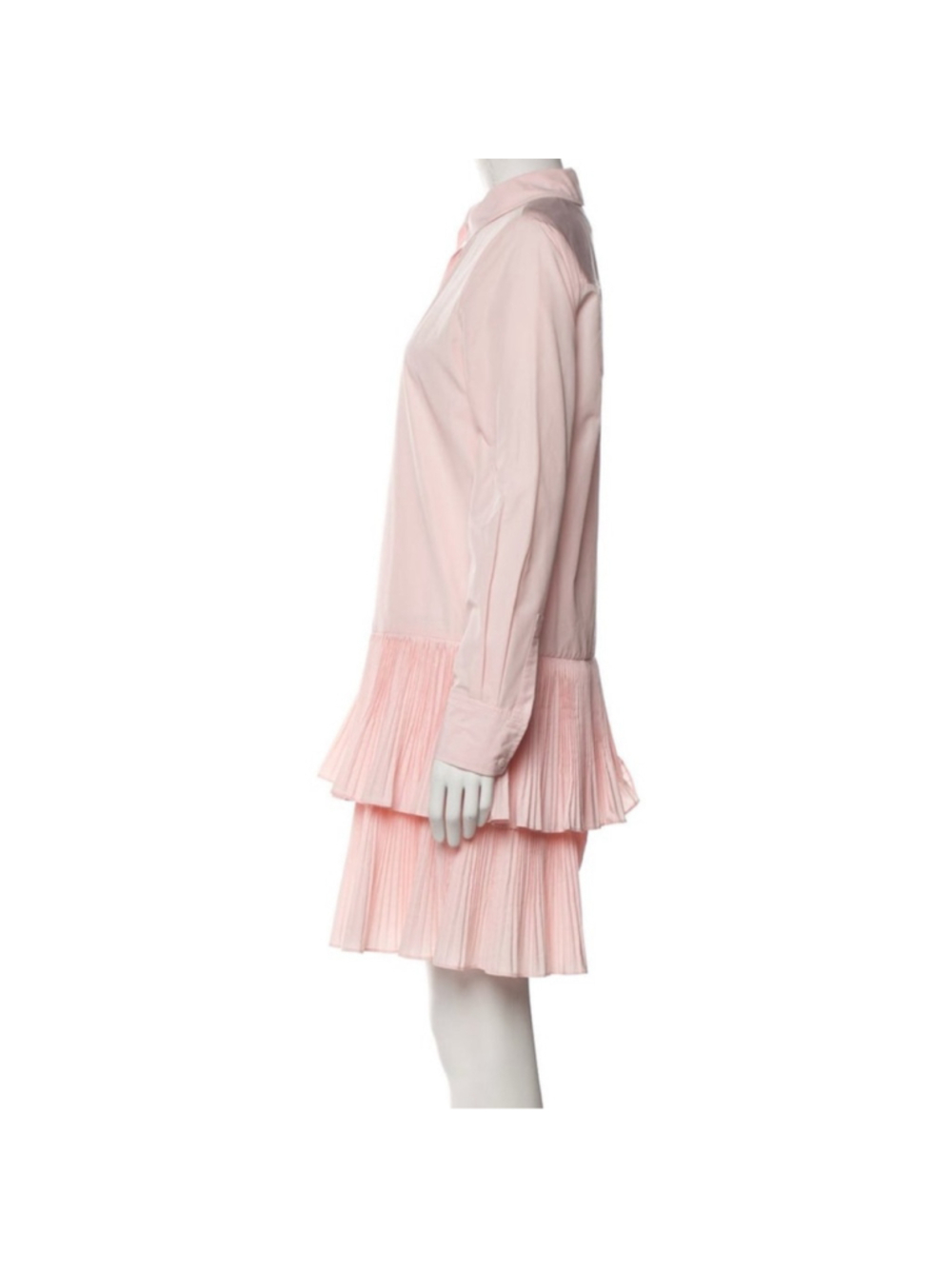 10 Crosby Derek Lam Stirling Plisse Mini Dress - Picture 9 of 15